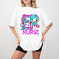 Er Nurse Purple Design - ER Nurse Unisex Crewneck T-Shirt Sweatshirt Hoodie