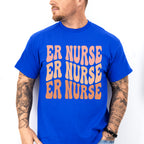 Groovy Er Nurse Design - ER Nurse Unisex Crewneck T-Shirt Sweatshirt Hoodie