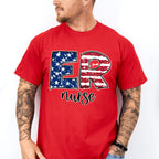 Er Nurse US Flag Design - ER Nurse Unisex Crewneck T-Shirt Sweatshirt Hoodie