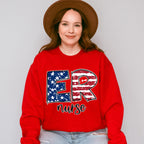 Er Nurse US Flag Design - ER Nurse Unisex Crewneck T-Shirt Sweatshirt Hoodie