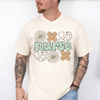 Nurse Flower And Bandage - ER Nurse Unisex Crewneck T-Shirt Sweatshirt Hoodie