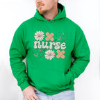 Nurse Flower And Bandage - ER Nurse Unisex Crewneck T-Shirt Sweatshirt Hoodie