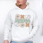 Nurse Flower And Bandage - ER Nurse Unisex Crewneck T-Shirt Sweatshirt Hoodie