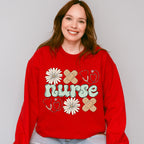 Nurse Flower And Bandage - ER Nurse Unisex Crewneck T-Shirt Sweatshirt Hoodie