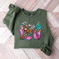 ICU Leopard Doodles Design - ICU Nurse Unisex Crewneck T-Shirt Sweatshirt Hoodie