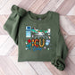 ICU Crew Doodles Design - ICU Nurse Unisex Crewneck T-Shirt Sweatshirt Hoodie