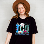 Intensive Care Unit Design - ICU Nurse Unisex Crewneck T-Shirt Sweatshirt Hoodie