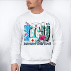 Intensive Care Unit Design - ICU Nurse Unisex Crewneck T-Shirt Sweatshirt Hoodie