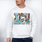 ICU Intensive Care Unit Doodles Design - ICU Nurse Unisex Crewneck T-Shirt Sweatshirt Hoodie