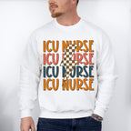 ICU Nurse Lightning Design - ICU Nurse Unisex Crewneck T-Shirt Sweatshirt Hoodie