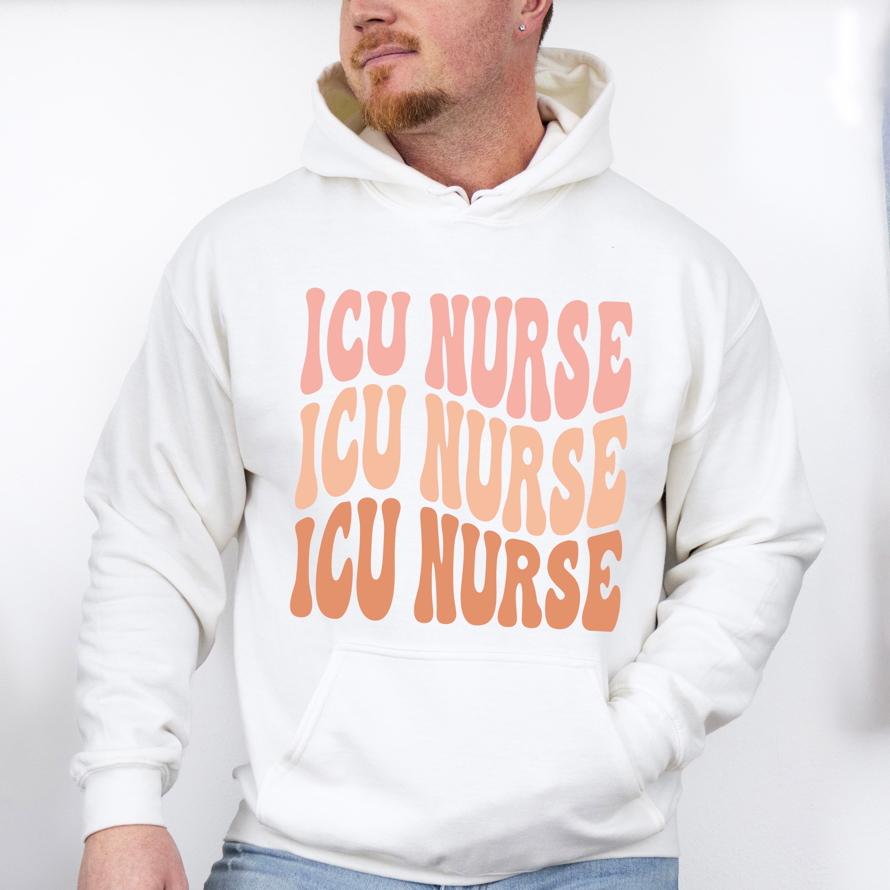 ICU Nurse Design - ICU Nurse Unisex Crewneck T-Shirt Sweatshirt Hoodie