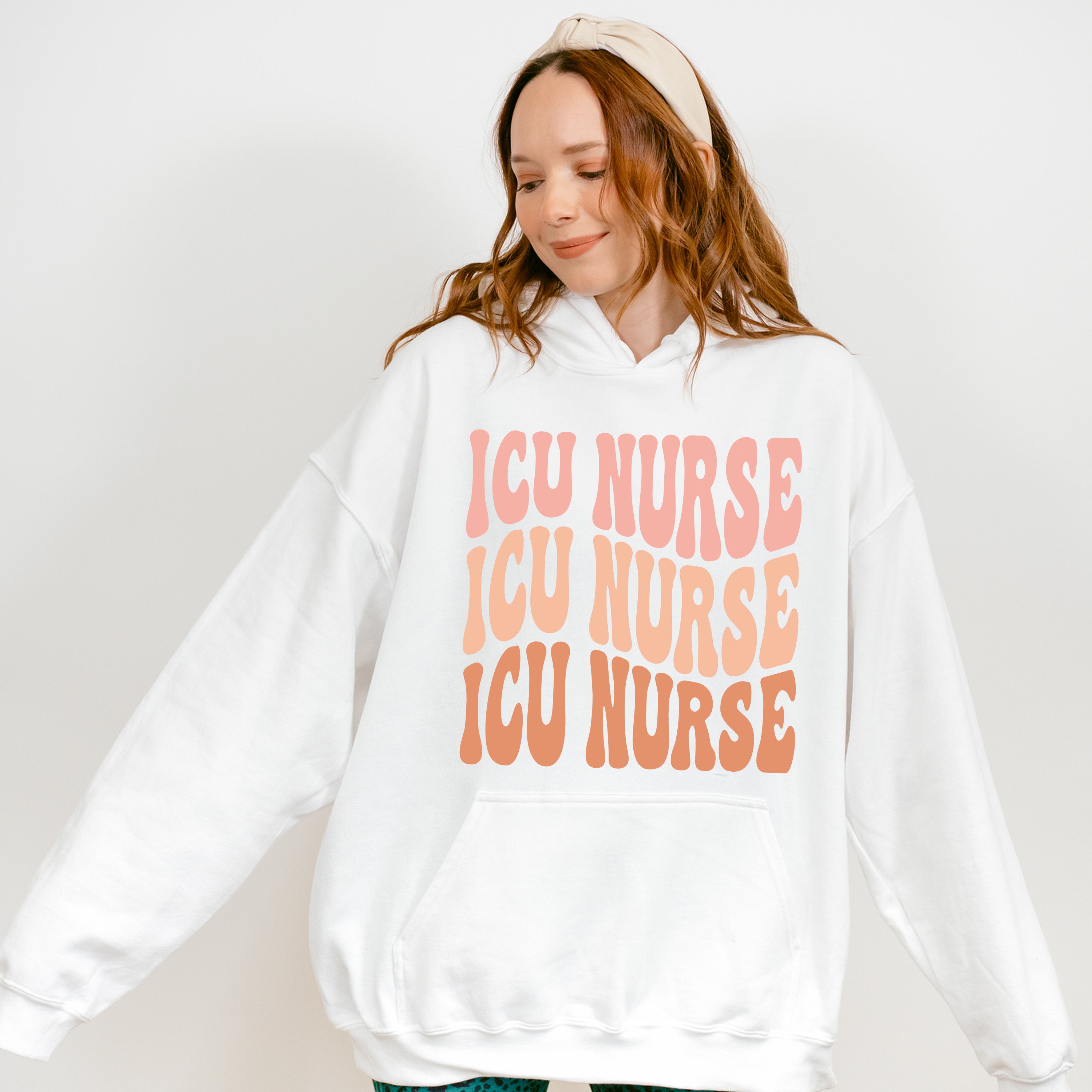 ICU Nurse Design - ICU Nurse Unisex Crewneck T-Shirt Sweatshirt Hoodie