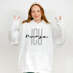 ICU Nurse Cursive Design - ICU Nurse Unisex Crewneck T-Shirt Sweatshirt Hoodie