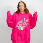 Easter Vibes Bunny Ears Heart Eggs - Easter Day Unisex Crewneck T-Shirt Sweatshirt Hoodie