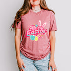 Easter Vibes Bunny Ears Heart Eggs - Easter Day Unisex Crewneck T-Shirt Sweatshirt Hoodie