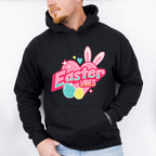 Easter Vibes Bunny Ears Heart Eggs - Easter Day Unisex Crewneck T-Shirt Sweatshirt Hoodie