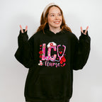 ICU Nurse Valentines Design - ICU Nurse Unisex Crewneck T-Shirt Sweatshirt Hoodie