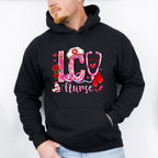 ICU Nurse Valentines Design - ICU Nurse Unisex Crewneck T-Shirt Sweatshirt Hoodie