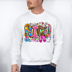 NICU Pacifier Sandals And Feeding Bottle Design - NICU Nurse Unisex Crewneck T-Shirt Sweatshirt Hoodie