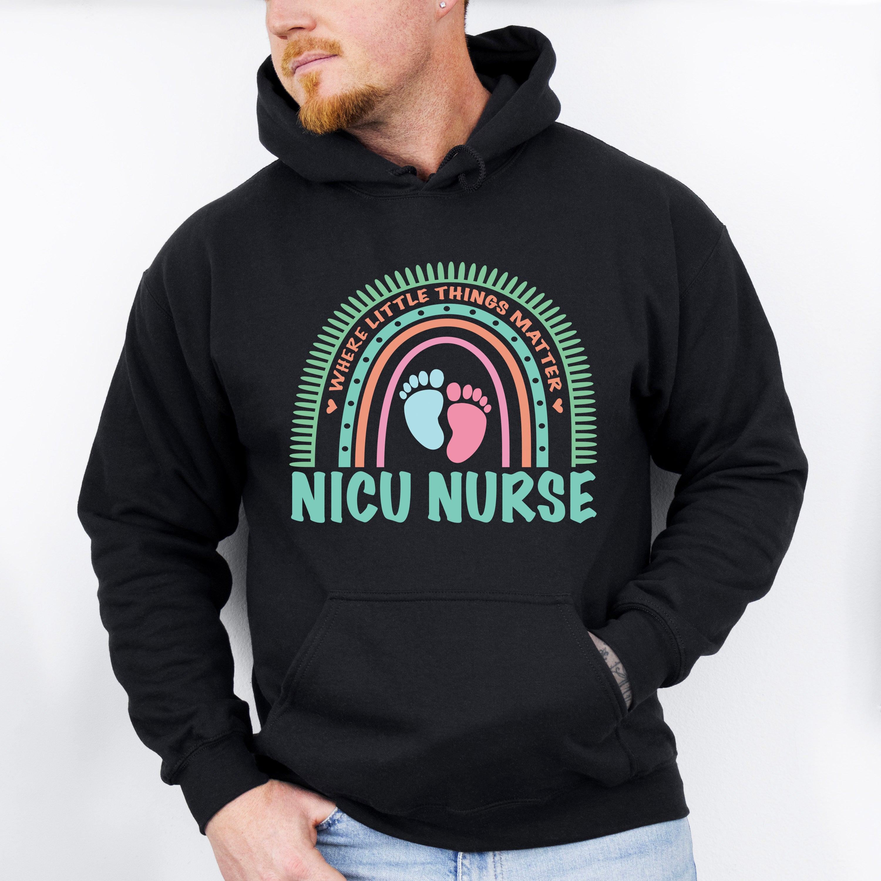 Where Little Things Matter - NICU Nurse Unisex Crewneck T-Shirt Sweatshirt Hoodie