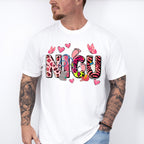 NICU Butterflies And Hearts Design - NICU Nurse Unisex Crewneck T-Shirt Sweatshirt Hoodie