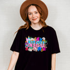 NICU Flowers And Doodles Design - NICU Nurse Unisex Crewneck T-Shirt Sweatshirt Hoodie