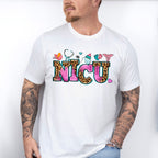 NICU Leopard Doodles Design - NICU Nurse Unisex Crewneck T-Shirt Sweatshirt Hoodie