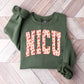 NICU Floral Design - NICU Nurse Unisex Crewneck T-Shirt Sweatshirt Hoodie