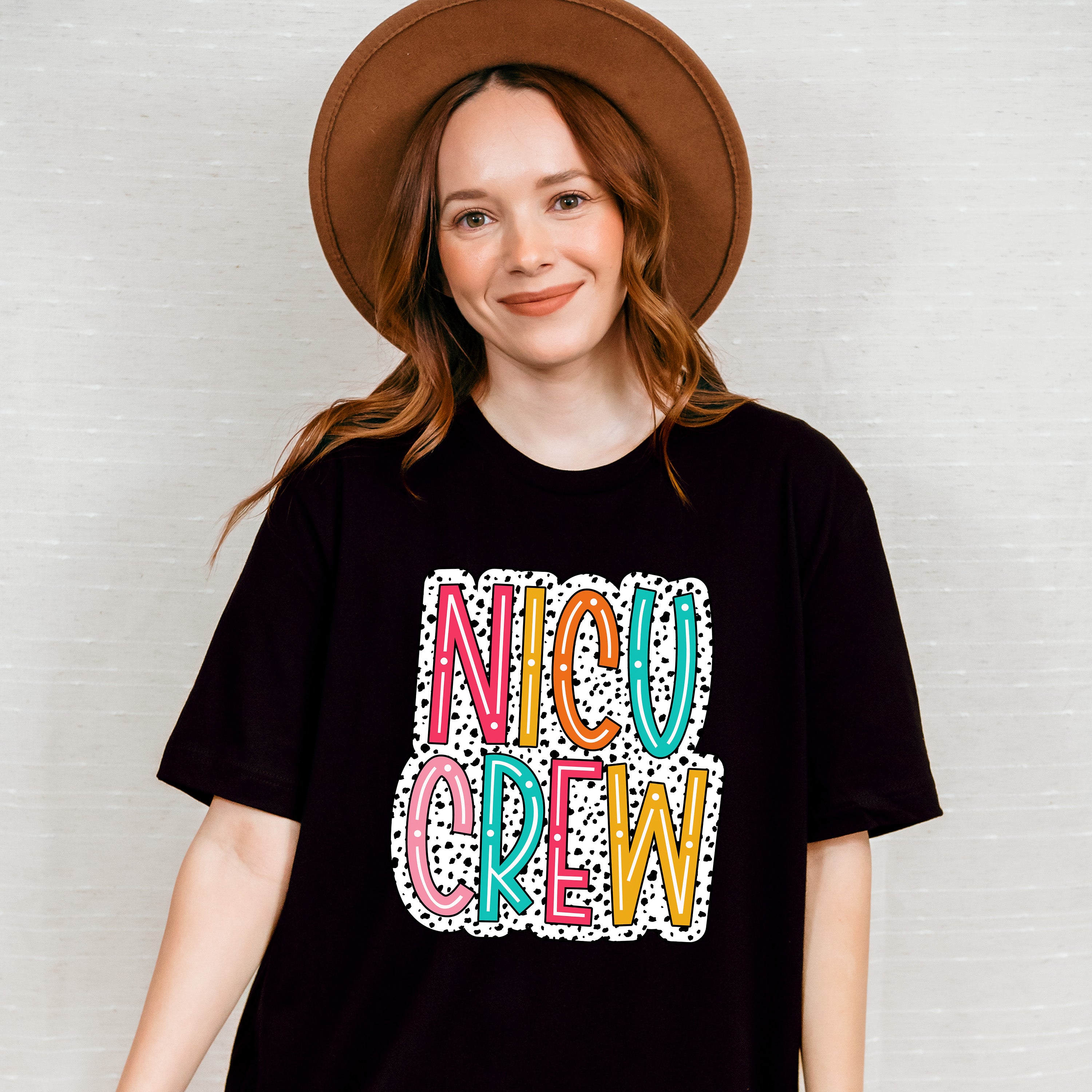 NICU Crew Dalmatian Design - NICU Nurse Unisex Crewneck T-Shirt Sweatshirt Hoodie