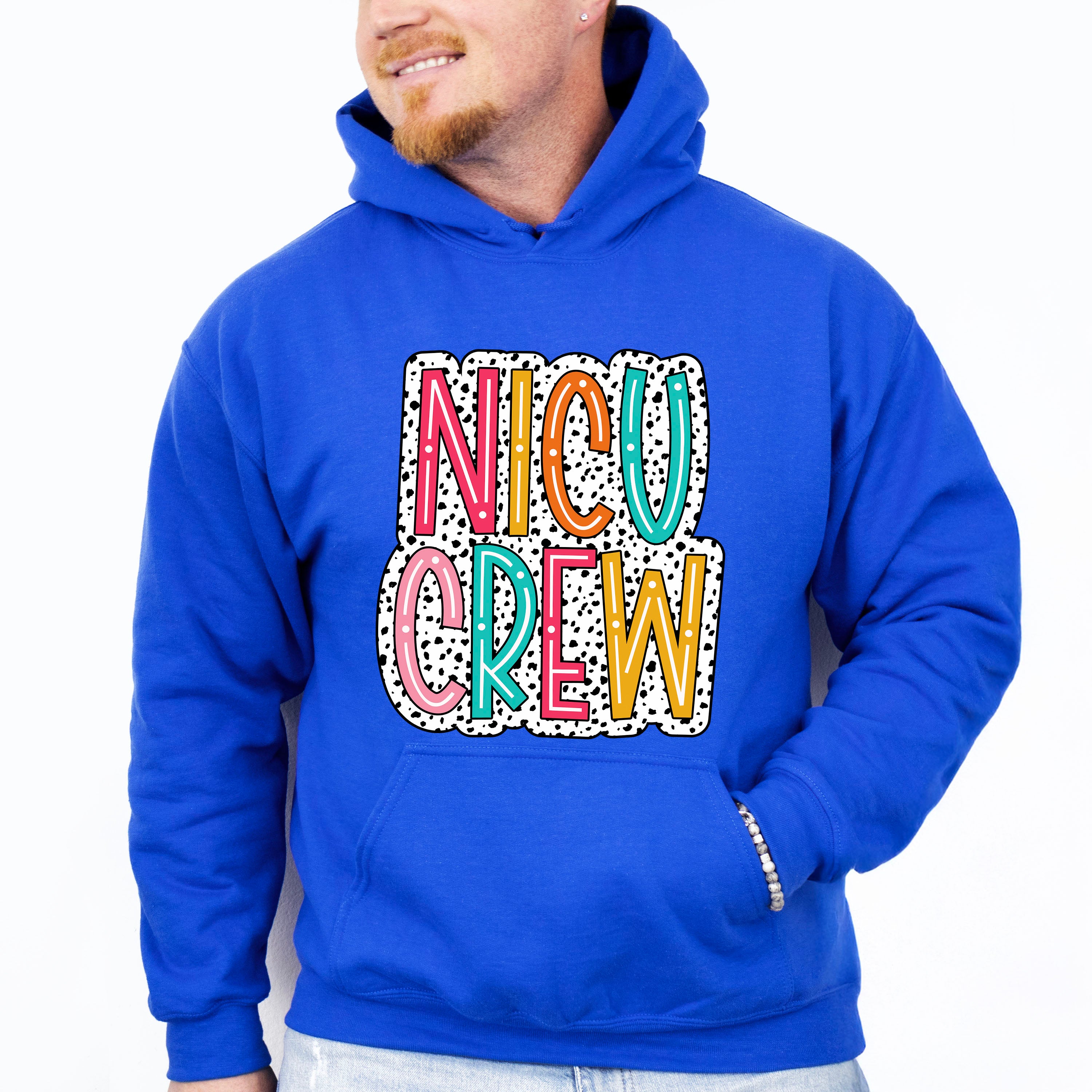 NICU Crew Dalmatian Design - NICU Nurse Unisex Crewneck T-Shirt Sweatshirt Hoodie