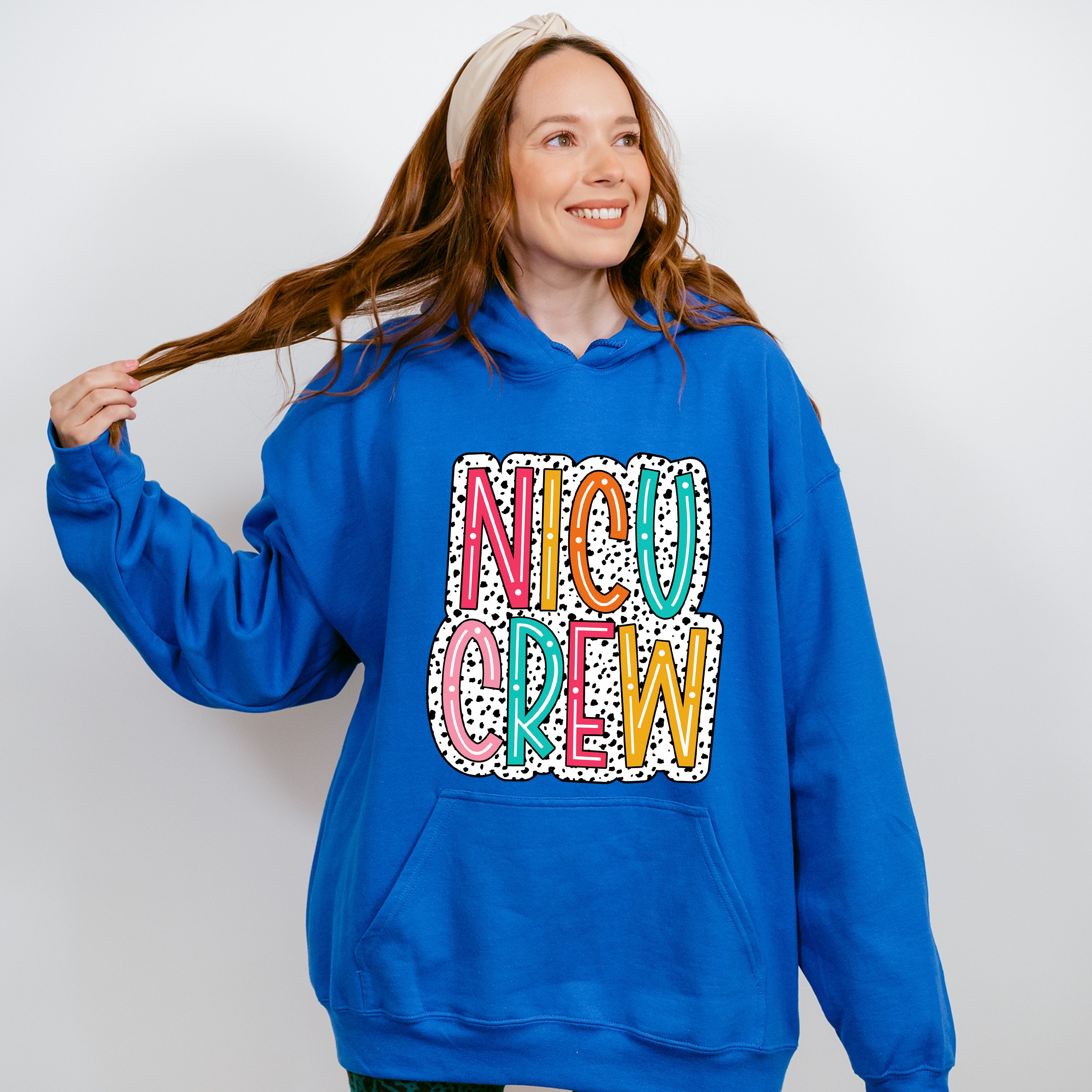 NICU Crew Dalmatian Design - NICU Nurse Unisex Crewneck T-Shirt Sweatshirt Hoodie