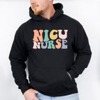 Groovy NICU Nurse Design - NICU Nurse Unisex Crewneck T-Shirt Sweatshirt Hoodie