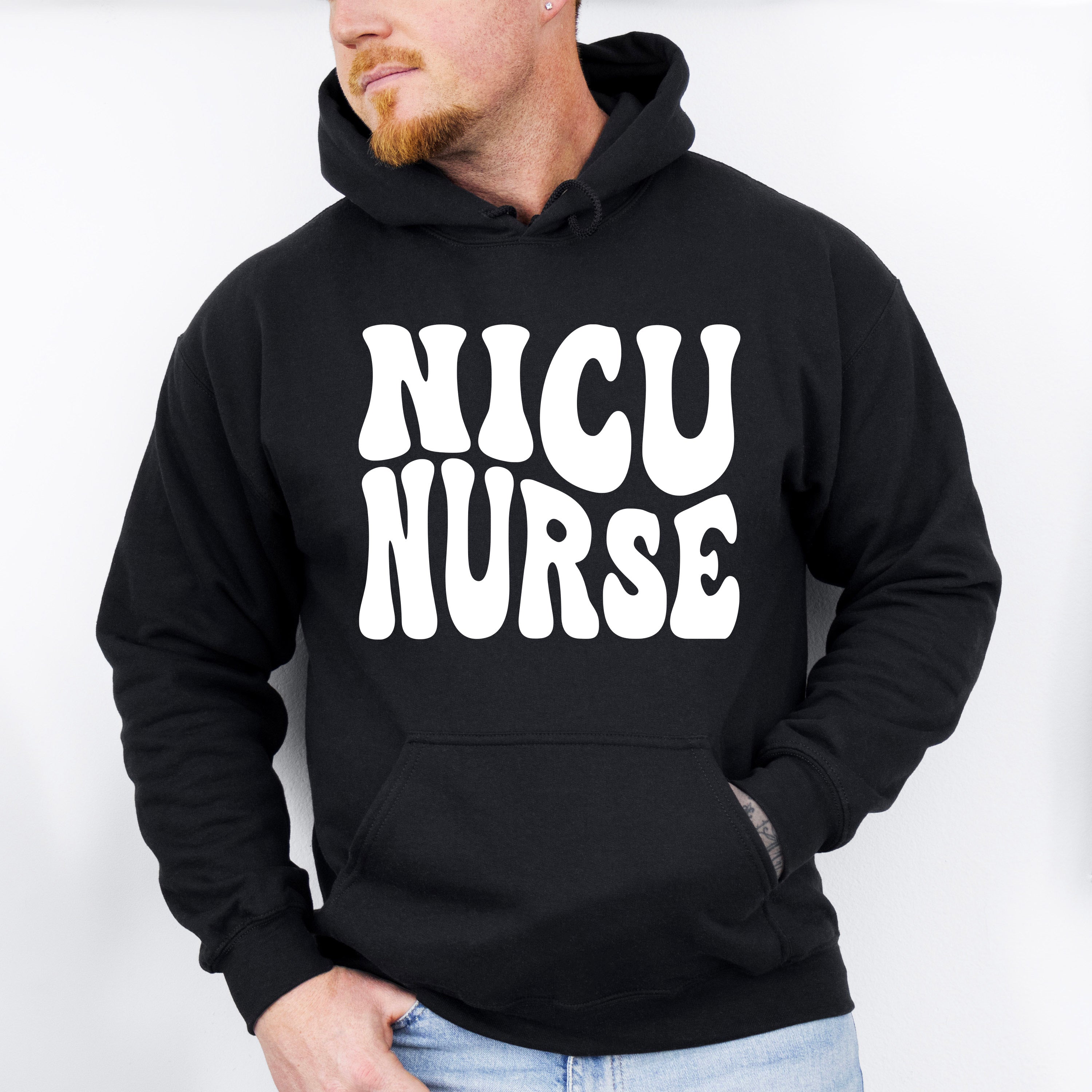 Simple Groovy NICU Nurse - NICU Nurse Unisex Crewneck T-Shirt Sweatshirt Hoodie