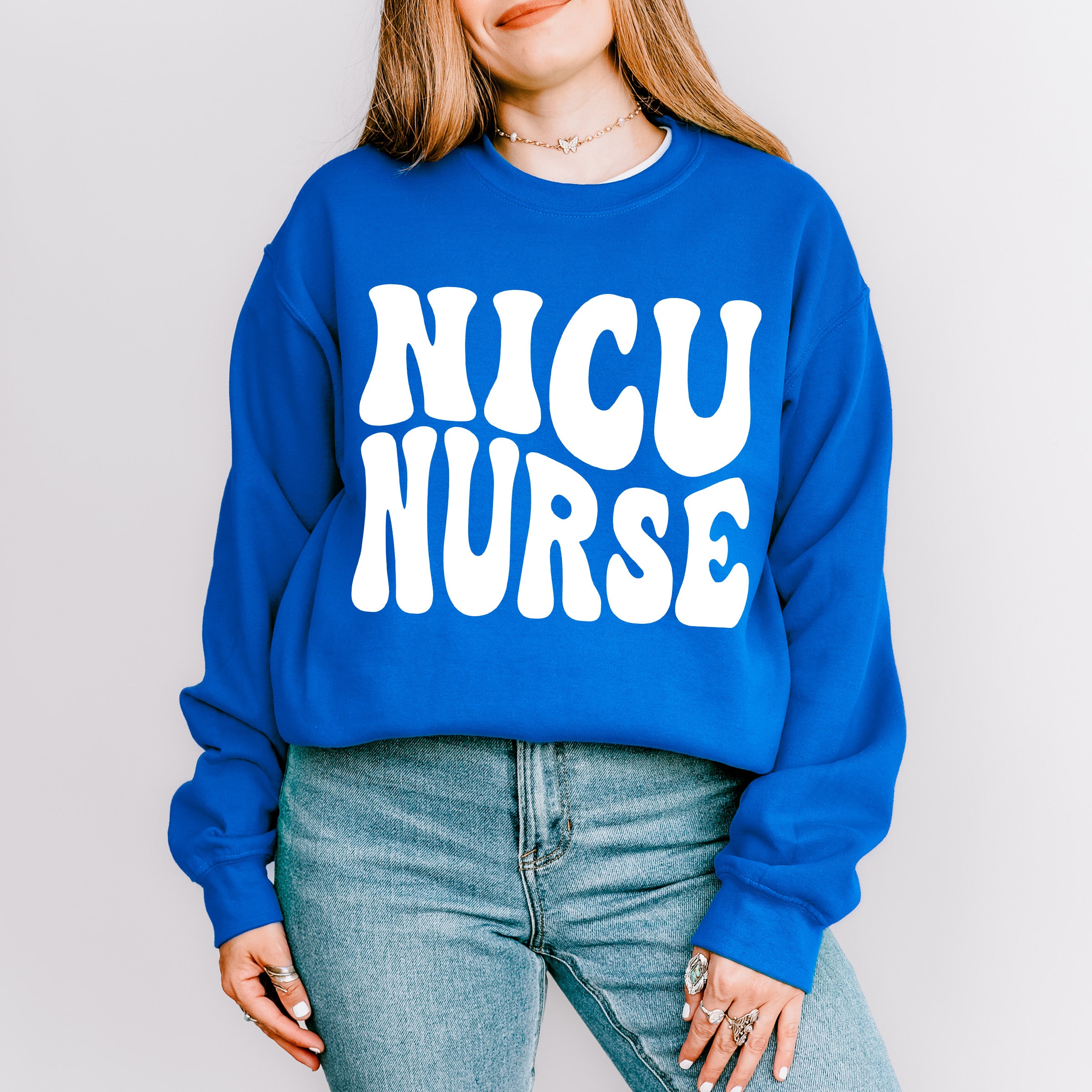 Simple Groovy NICU Nurse - NICU Nurse Unisex Crewneck T-Shirt Sweatshirt Hoodie