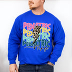 Pediatric Nurse Lightning Design - Pediatric Nurse Unisex Crewneck T-Shirt Sweatshirt Hoodie