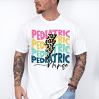 Pediatric Nurse Lightning Design - Pediatric Nurse Unisex Crewneck T-Shirt Sweatshirt Hoodie