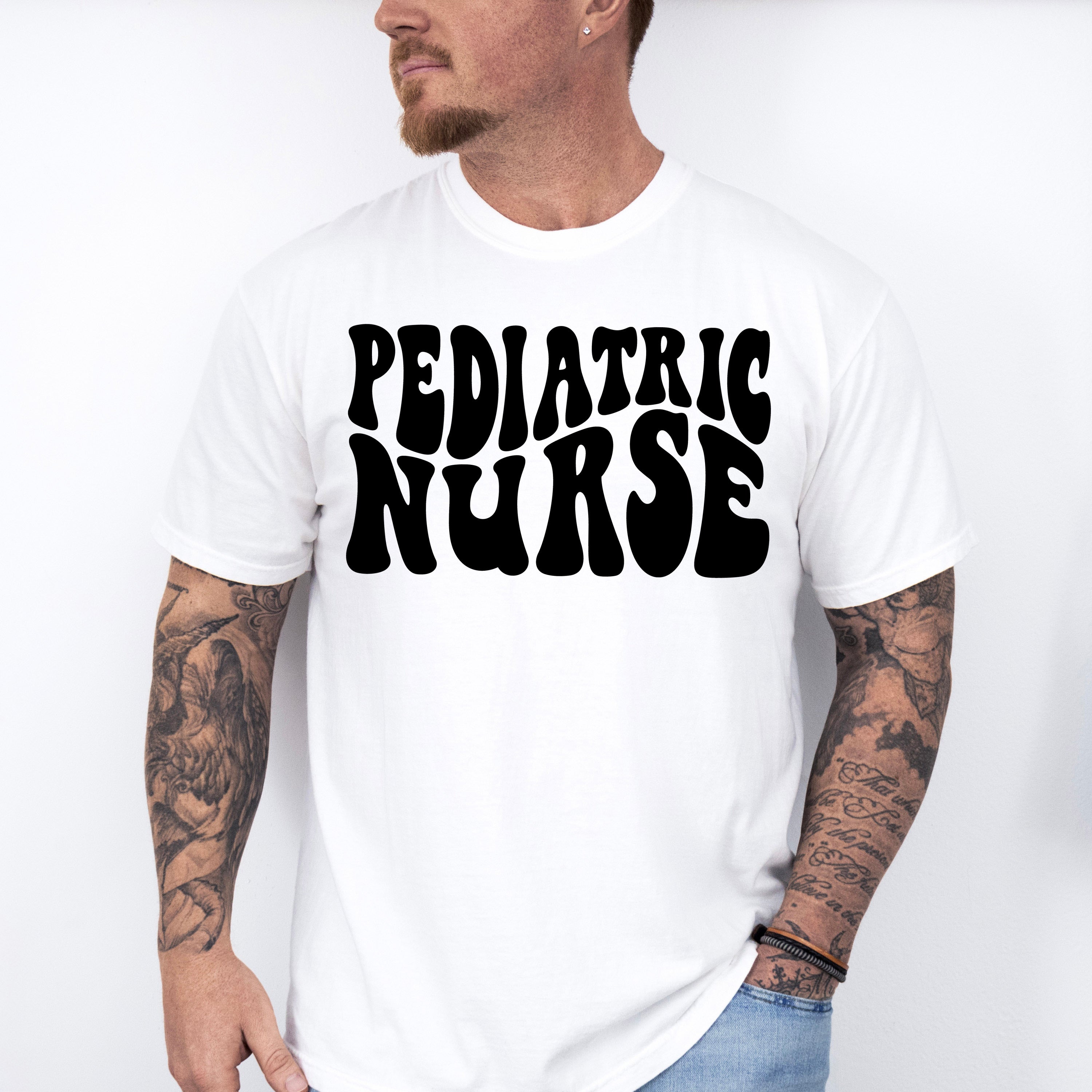 Pediatric Nurse Design - Pediatric Nurse Unisex Crewneck T-Shirt Sweatshirt Hoodie