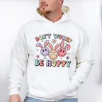 Don't Worry Be Hoppy Smiley - Easter Day Unisex Crewneck T-Shirt Sweatshirt Hoodie