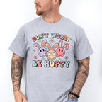 Don't Worry Be Hoppy Smiley - Easter Day Unisex Crewneck T-Shirt Sweatshirt Hoodie