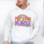 Pediatric Nurse Rainbow Design - Pediatric Nurse Unisex Crewneck T-Shirt Sweatshirt Hoodie