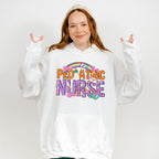 Pediatric Nurse Rainbow Design - Pediatric Nurse Unisex Crewneck T-Shirt Sweatshirt Hoodie