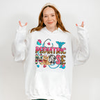 Pediatric Stethoscope Teddy Bear Design - Pediatric Nurse Unisex Crewneck T-Shirt Sweatshirt Hoodie