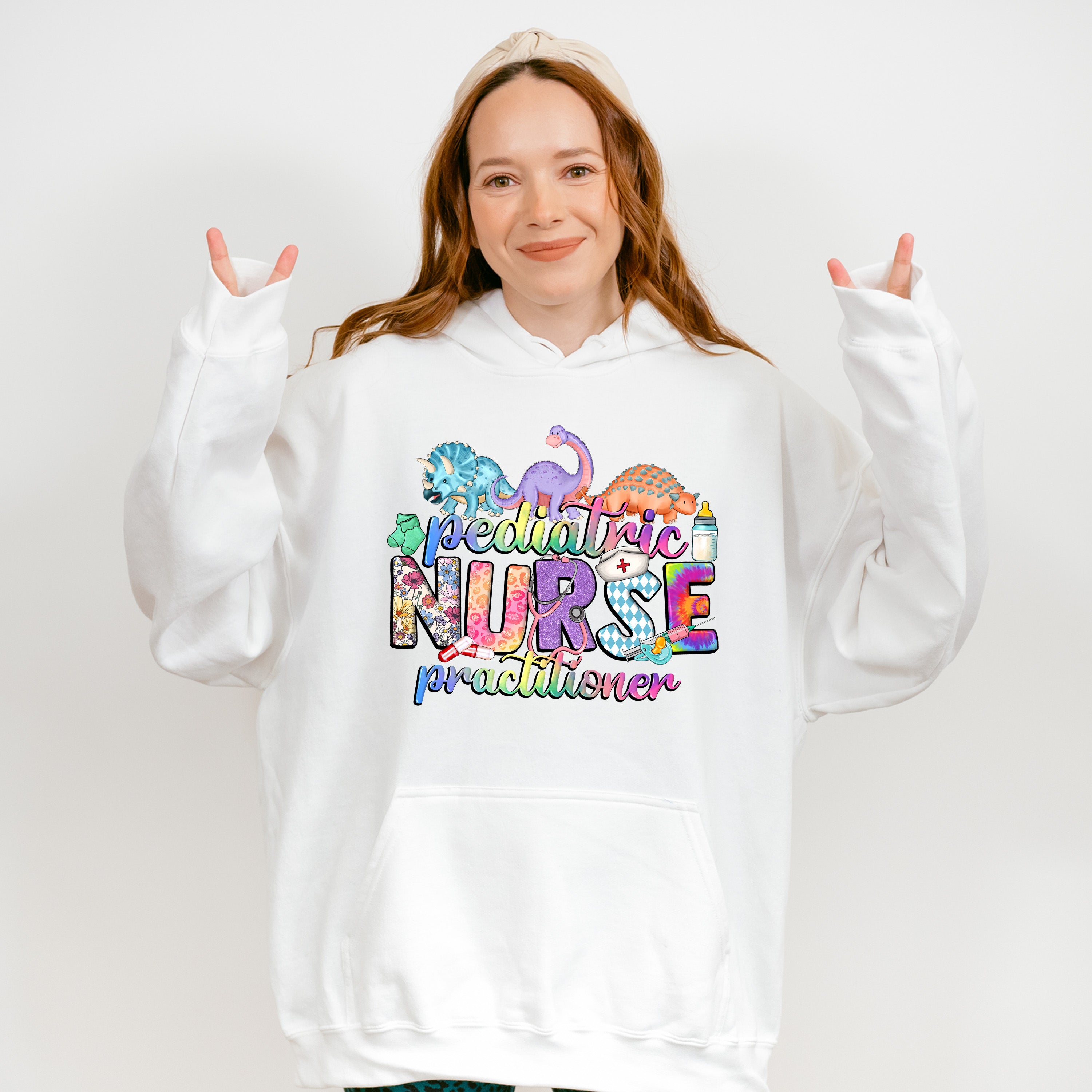 Pediatric Nurse Practitioner Design - Pediatric Nurse Unisex Crewneck T-Shirt Sweatshirt Hoodie