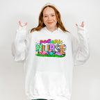 Colorful Pediatric Nurse Dinosaur Design - Pediatric Nurse Unisex Crewneck T-Shirt Sweatshirt Hoodie