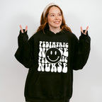 Pediatric Nurse Smiley Design - Pediatric Nurse Unisex Crewneck T-Shirt Sweatshirt Hoodie
