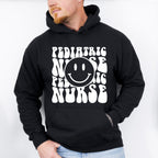 Pediatric Nurse Smiley Design - Pediatric Nurse Unisex Crewneck T-Shirt Sweatshirt Hoodie