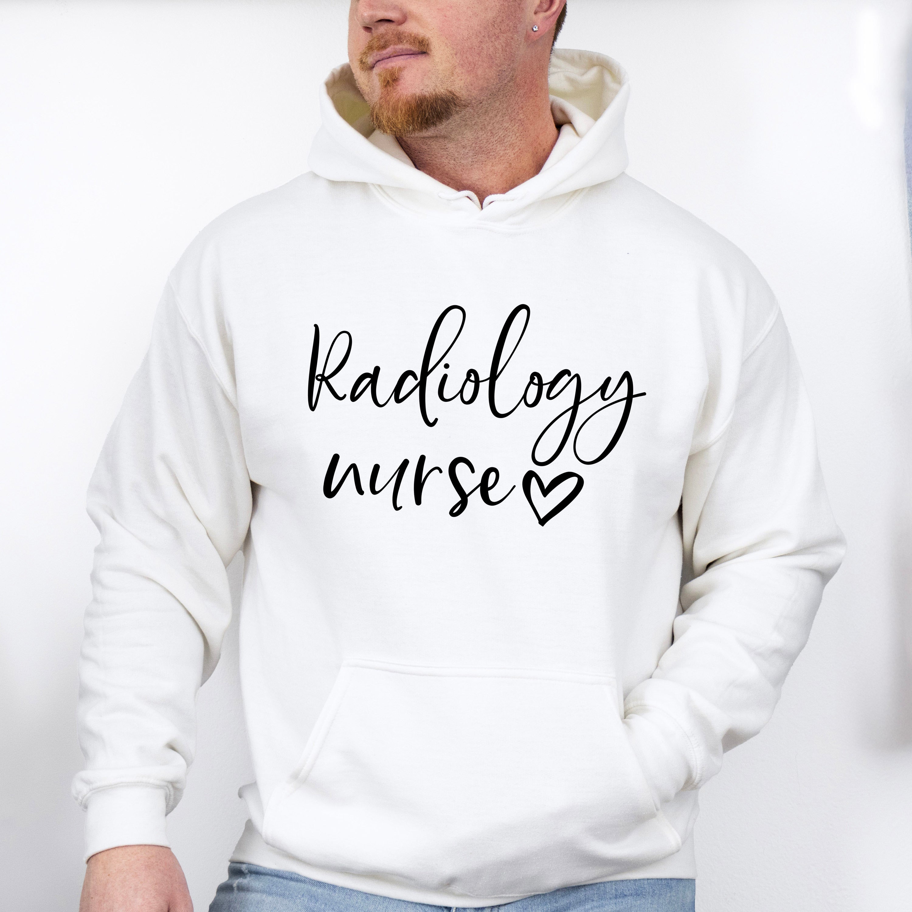 Radiology Nurse Cursive Design - Radiology Unisex Crewneck T-Shirt Sweatshirt Hoodie