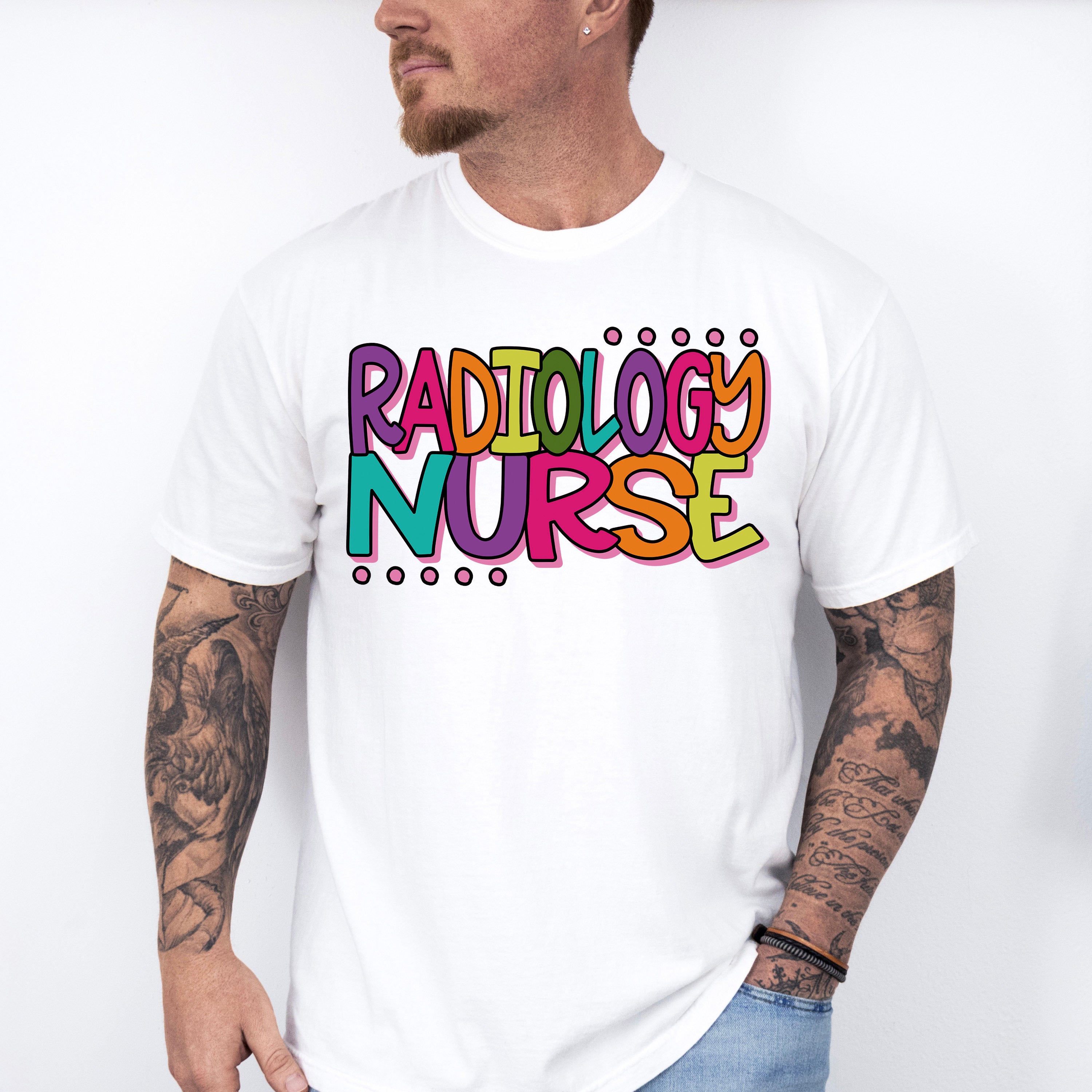 Colorful Radiology Nurse Design - Radiology Unisex Crewneck T-Shirt Sweatshirt Hoodie