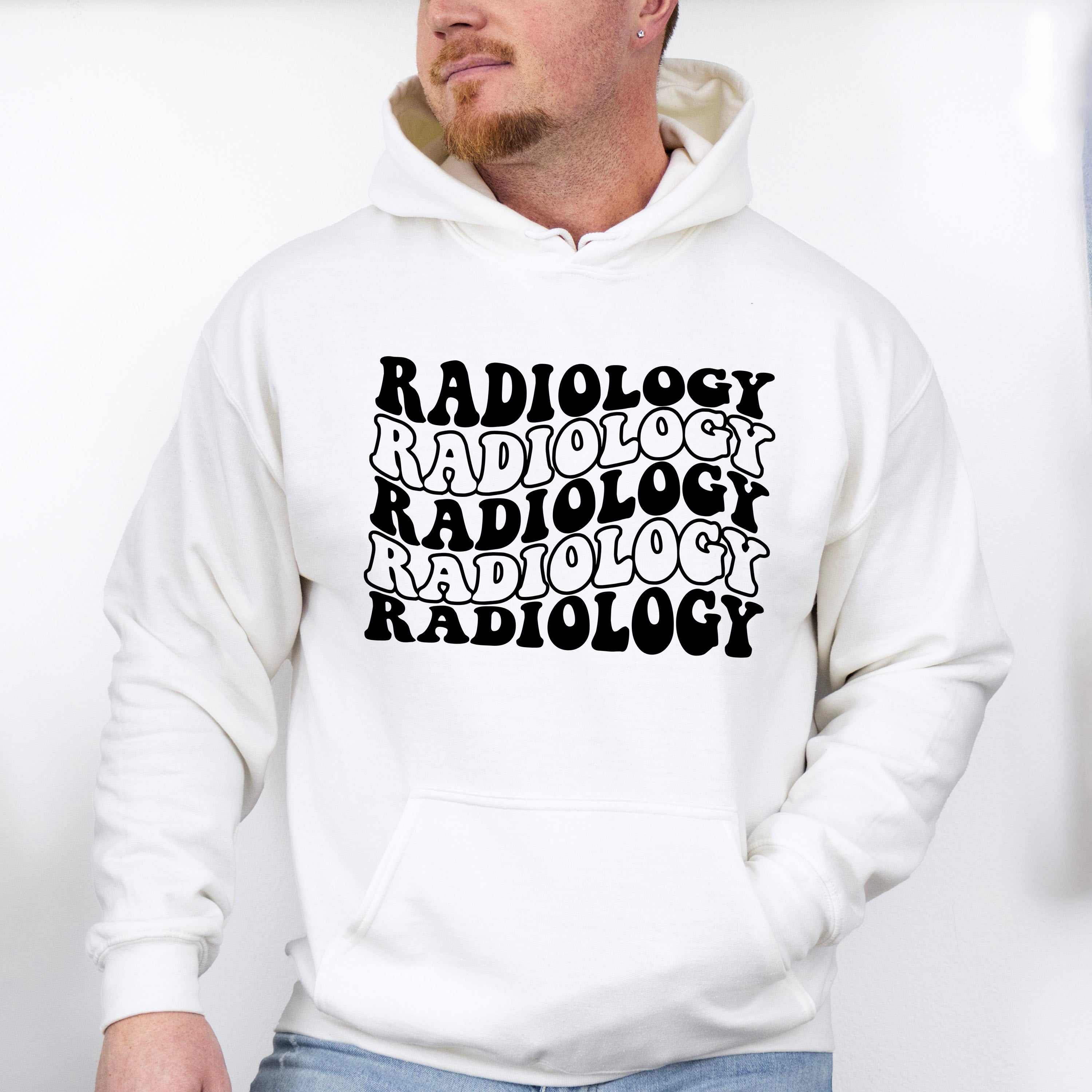 Colorful Radiology Cursive Design - Radiology Unisex Crewneck T-Shirt Sweatshirt Hoodie