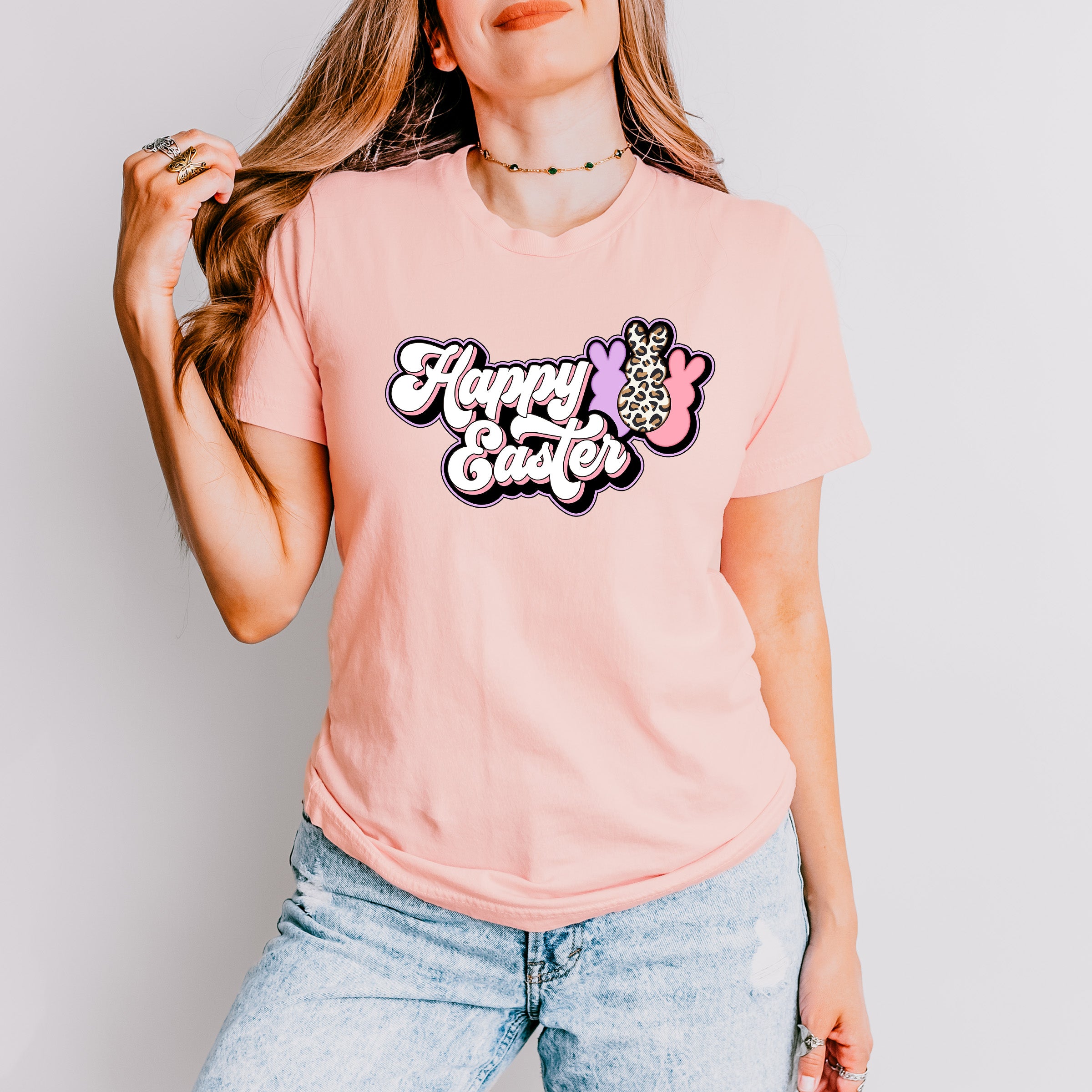 Happy Easter Retro Design - Easter Day Unisex Crewneck T-Shirt Sweatshirt Hoodie